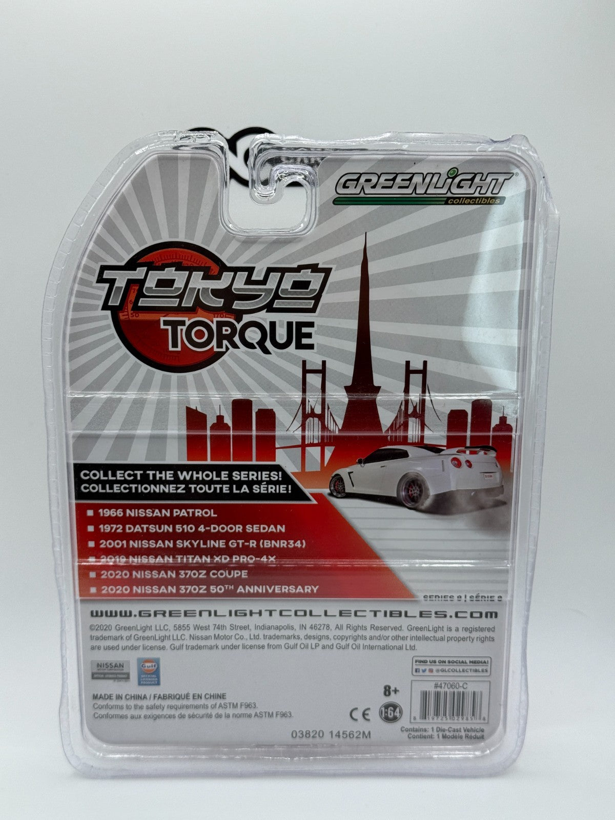 Greenlight Tokyo Torque Series 8 2001 Nissan Skyline GT-R (BNR34) GULF