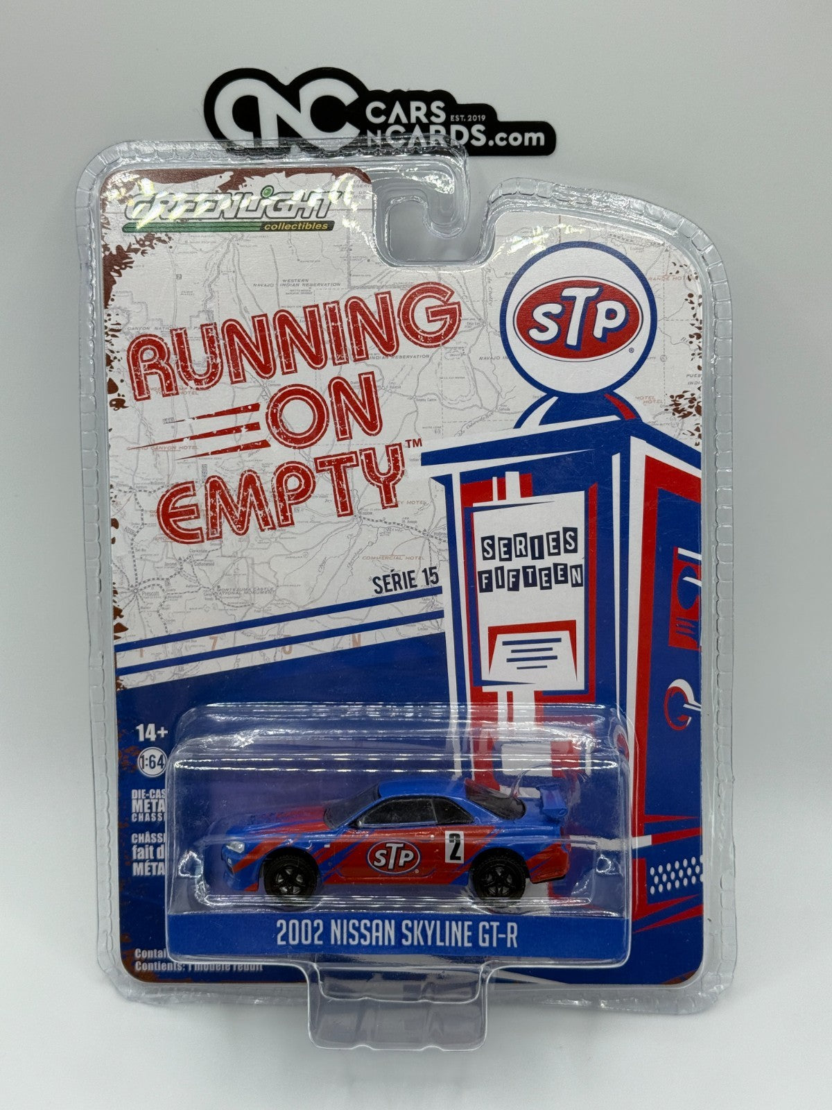 Greenlight Running on Empty Series 15 2002 Nissan Skyline GT-R STP