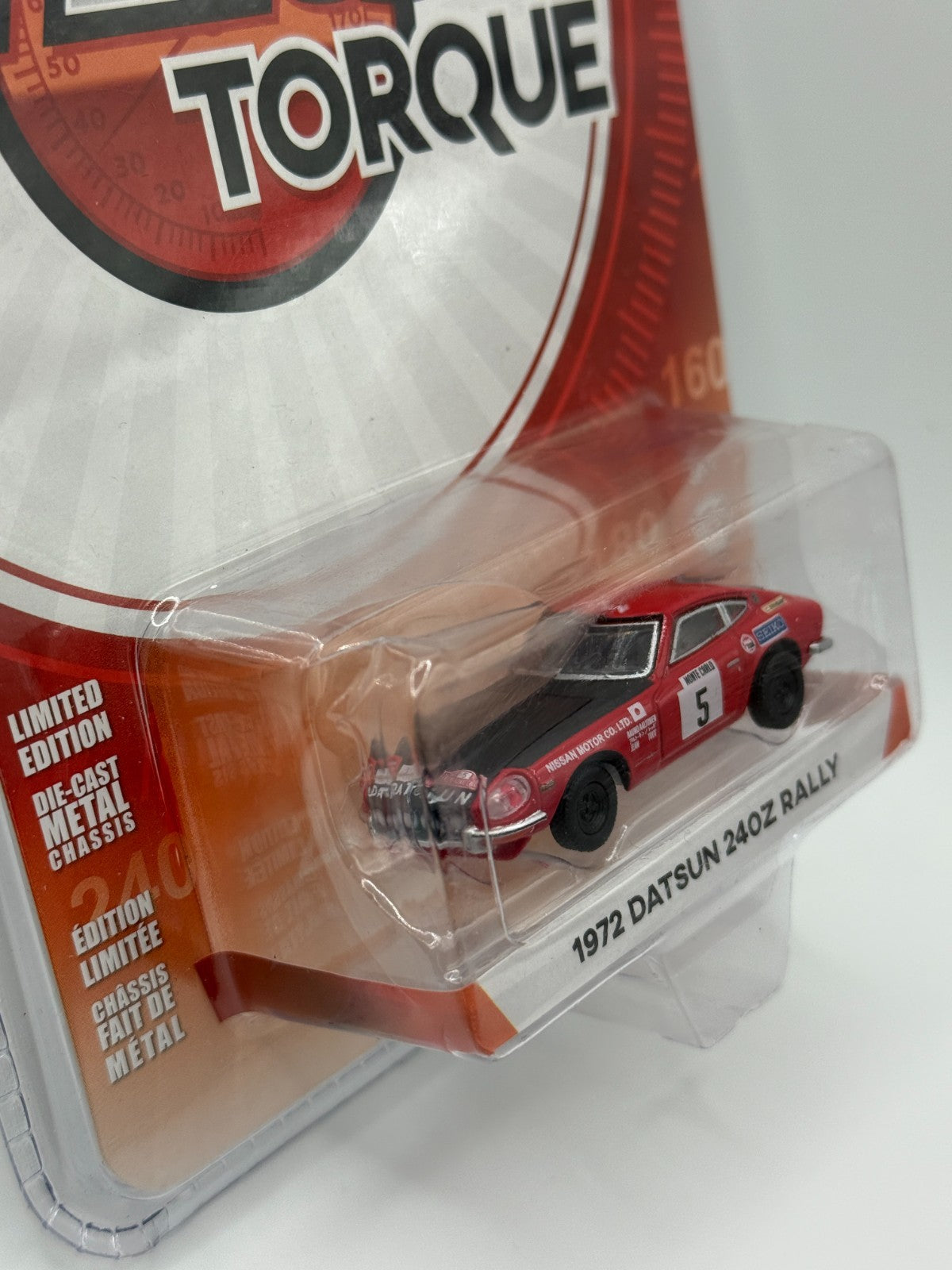 Greenlight Tokyo Torque Series 4 1972 Datsun 240Z Rally (Blister Damage)