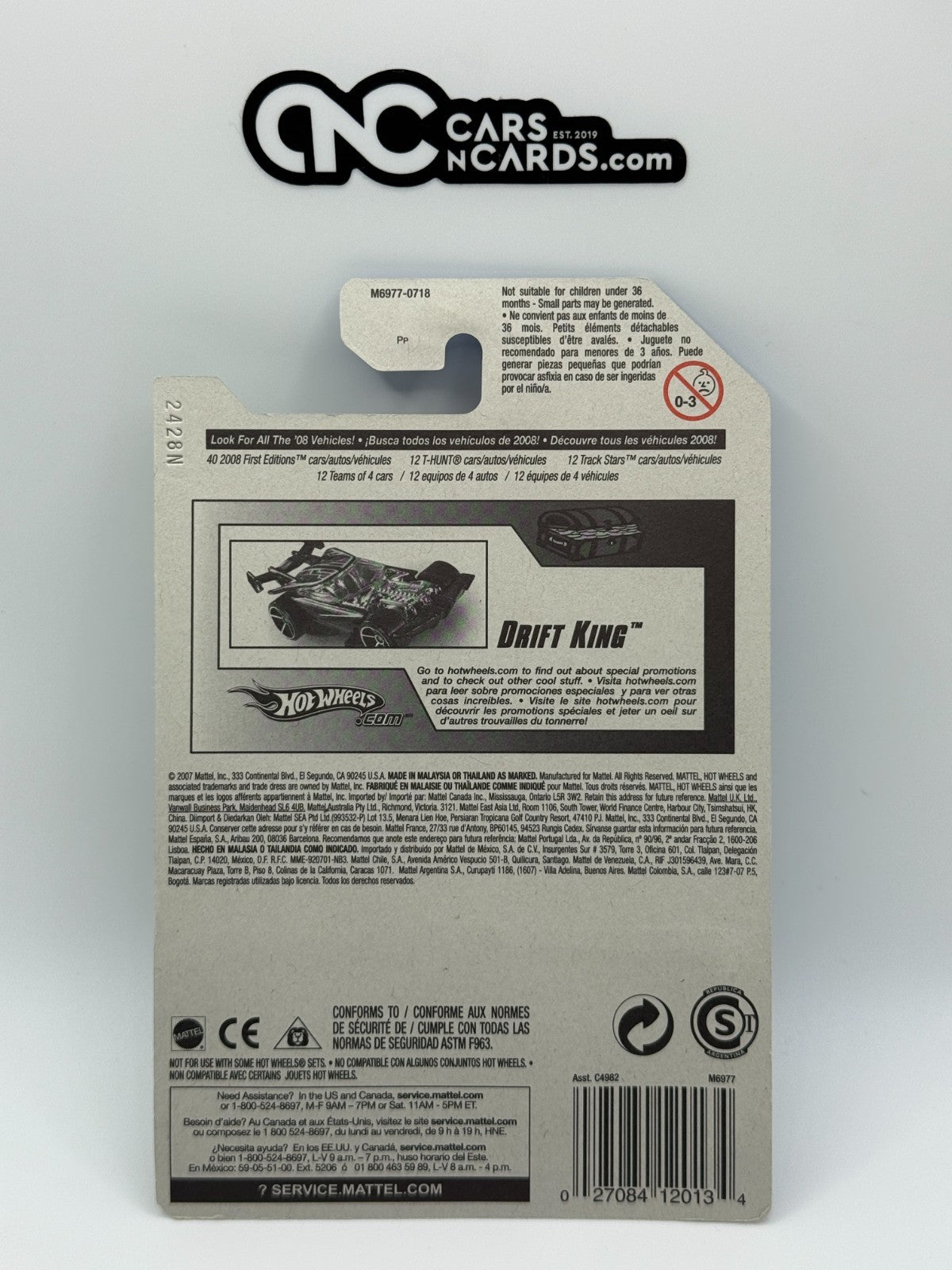 2008 Hot Wheels T-Hunt Treasure Hunt 11/12 Drift King