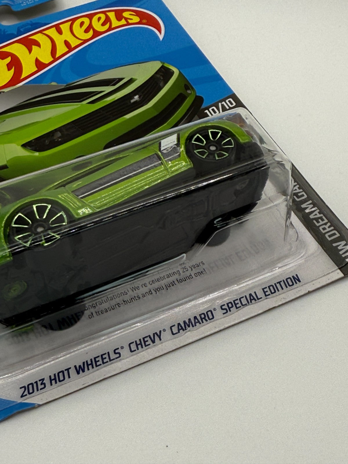 2020 Hot Wheels HW Dream Garage 10/10 Treasure Hunt 2013 Hot Wheels Chevy Camaro