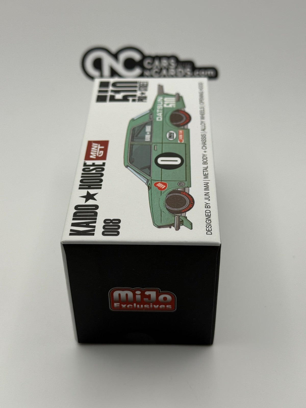 Kaido House x Mini GT 1:64 008 Datsun 510 Pro Street MiJo Exclusive Open Box
