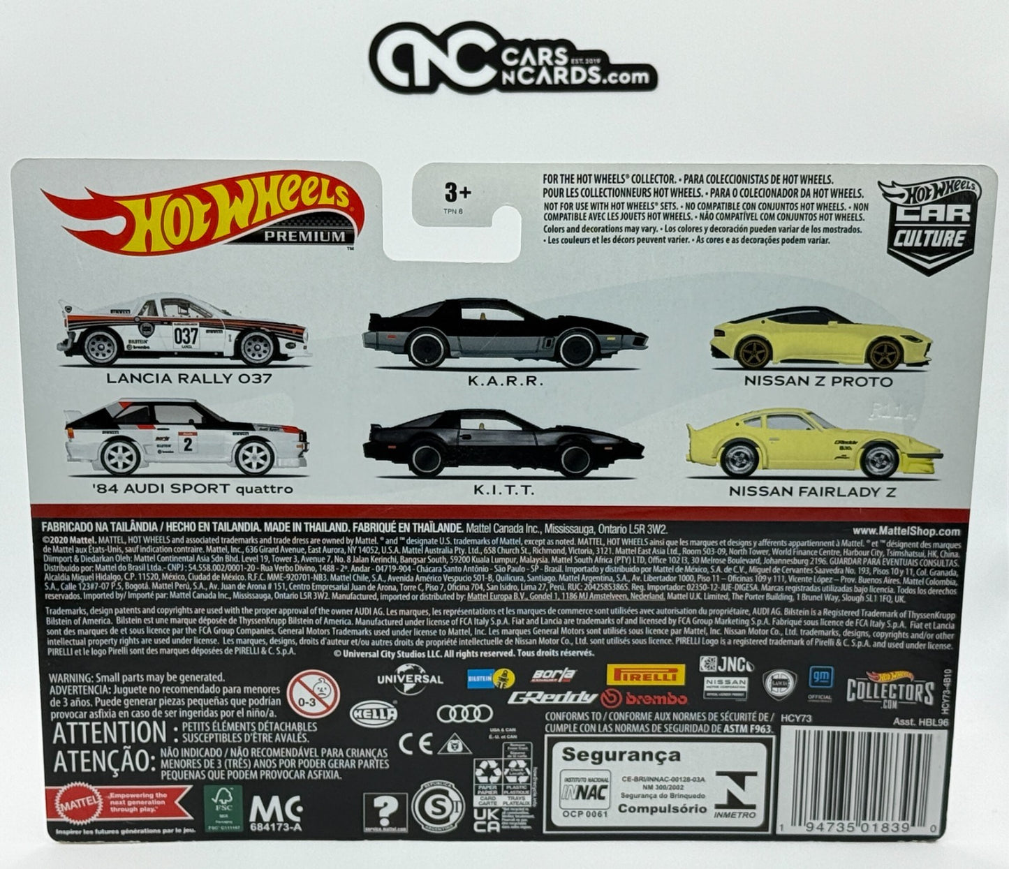2022 Hot Wheels Premium Car Culture 2 Pack Lancia Rally 037 & '84 Audi Sport
