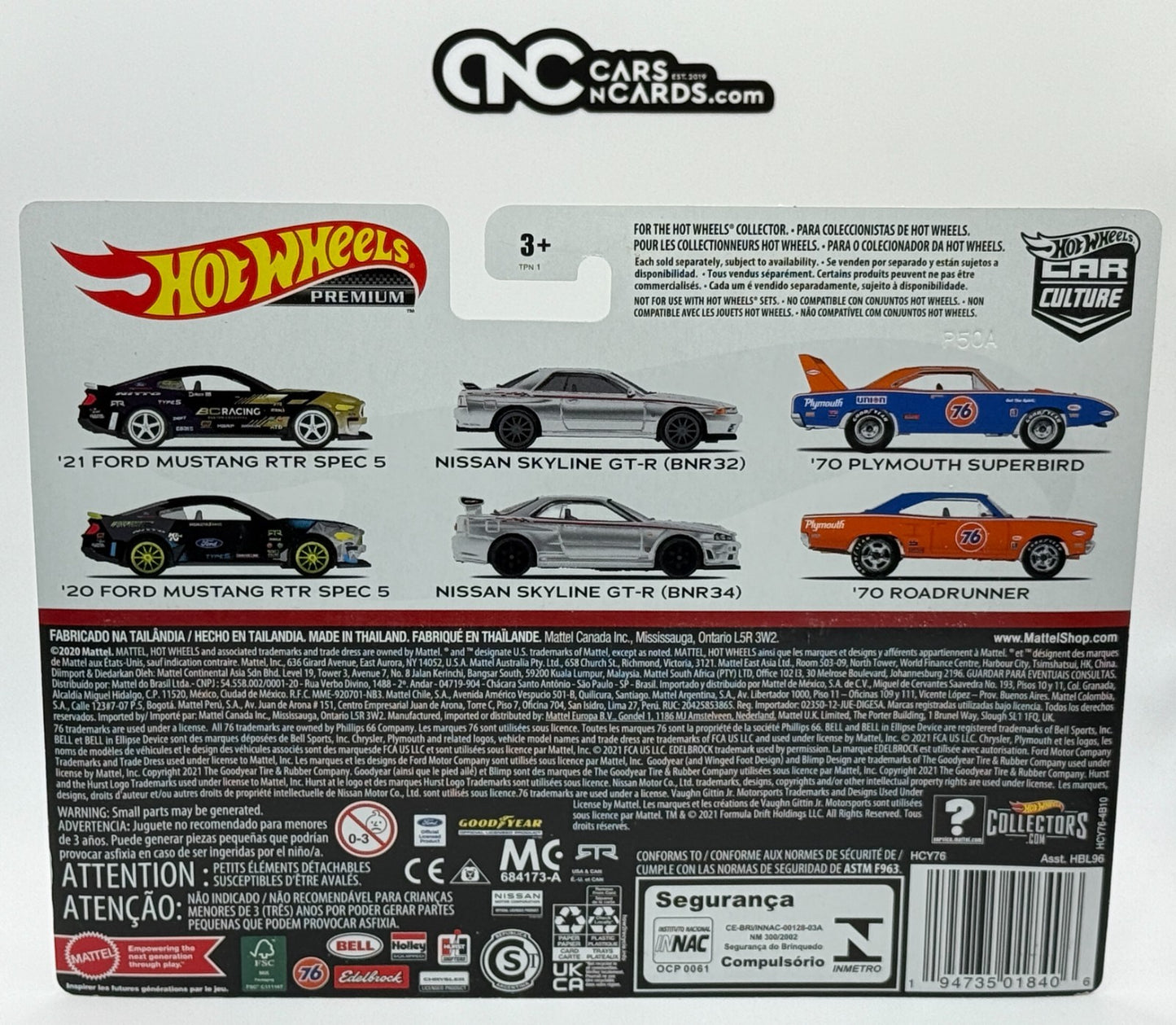 2022 Hot Wheels Premium Car Culture 2 Pack '70 Plymouth Superbird & Roadrunner
