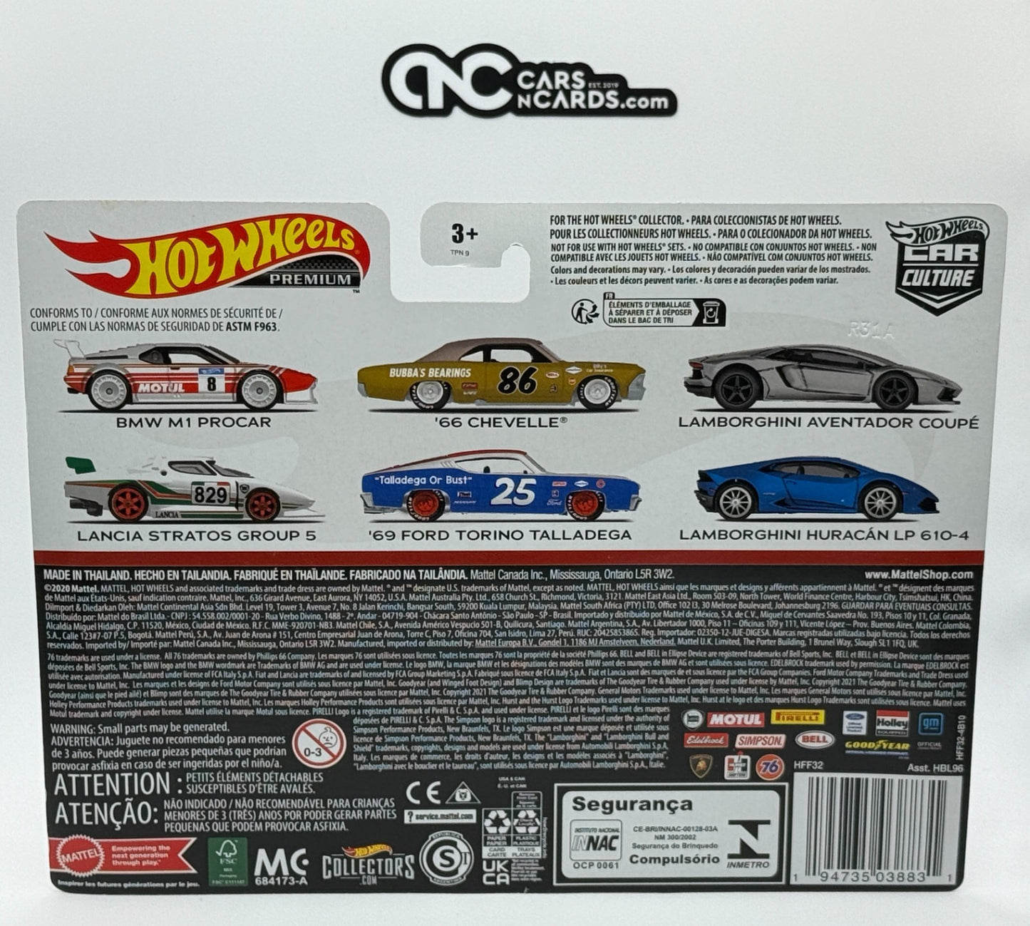 2022 Hot Wheels Premium Car Culture 2 Pack Lamborghini Aventador & Huracan