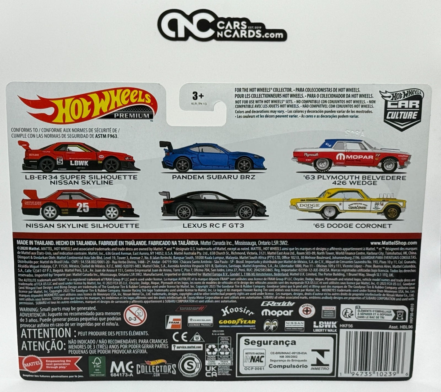 2023 Hot Wheels Premium Car Culture 2 Pack '63 Plymouth Belvedere 426 & Coronet