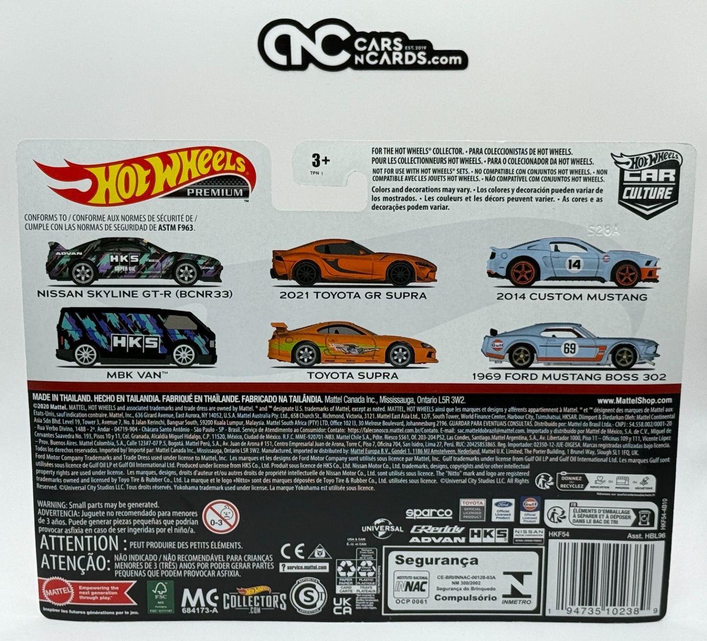 2023 Hot Wheels Premium 2 Pack 2021 Toyota GR Supra & Toyota Supra W/Protector