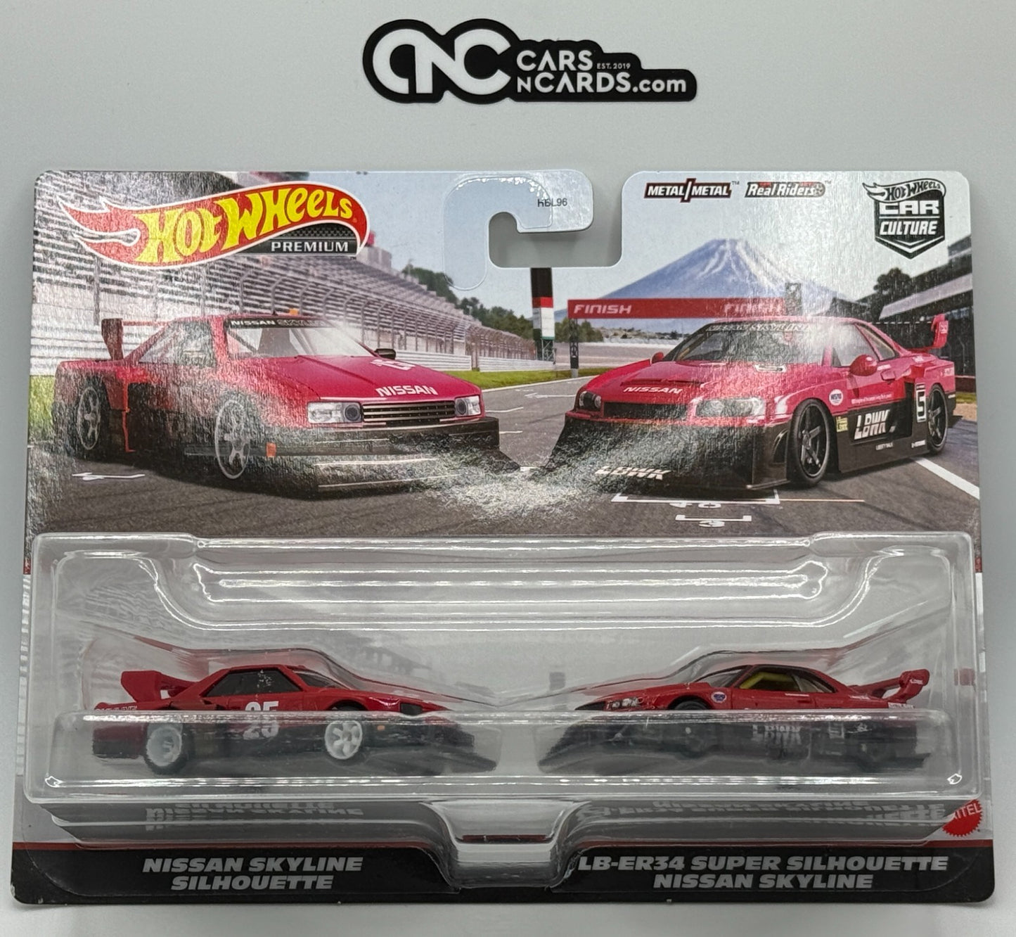 2023 Hot Wheels Premium 2 Pack Nissan Skyline Silhouette LBWK With Protector