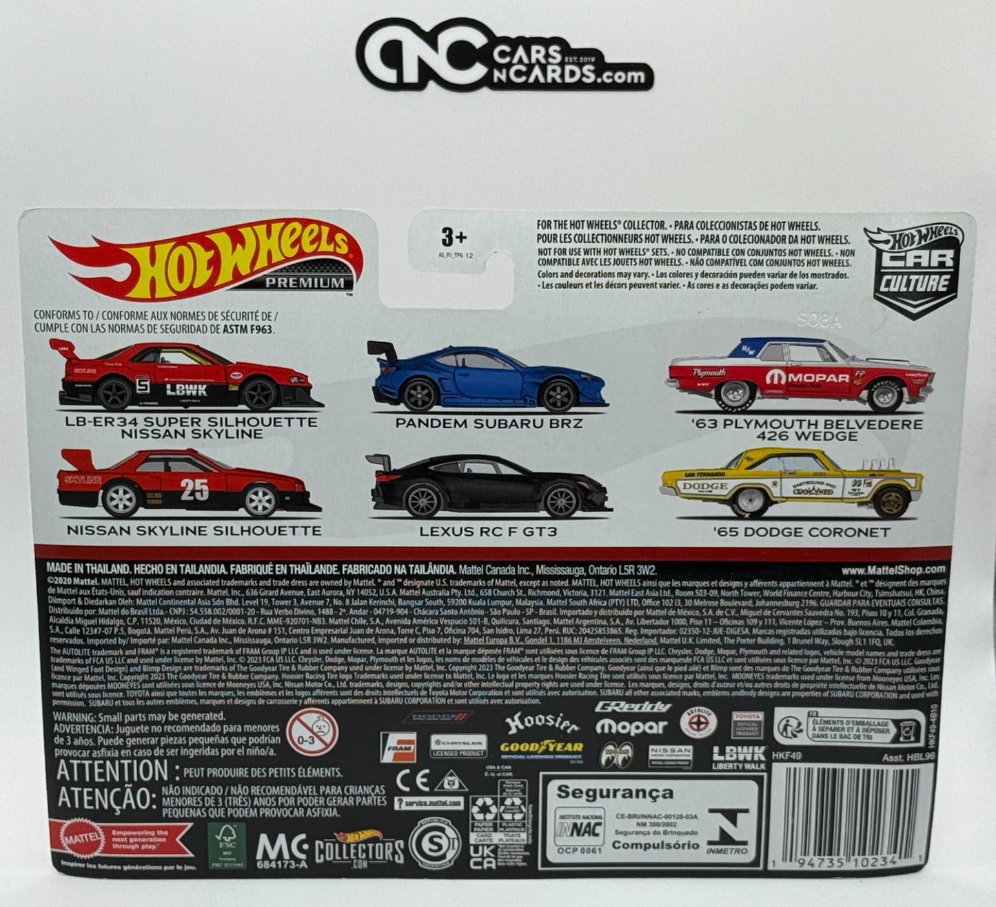 2023 Hot Wheels Premium 2 Pack Nissan Skyline Silhouette LBWK With Protector