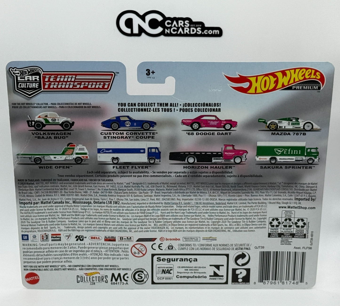 2020 Hot Wheels Premium Team Transport #25 '68 Dodge Dart (Small Crease)