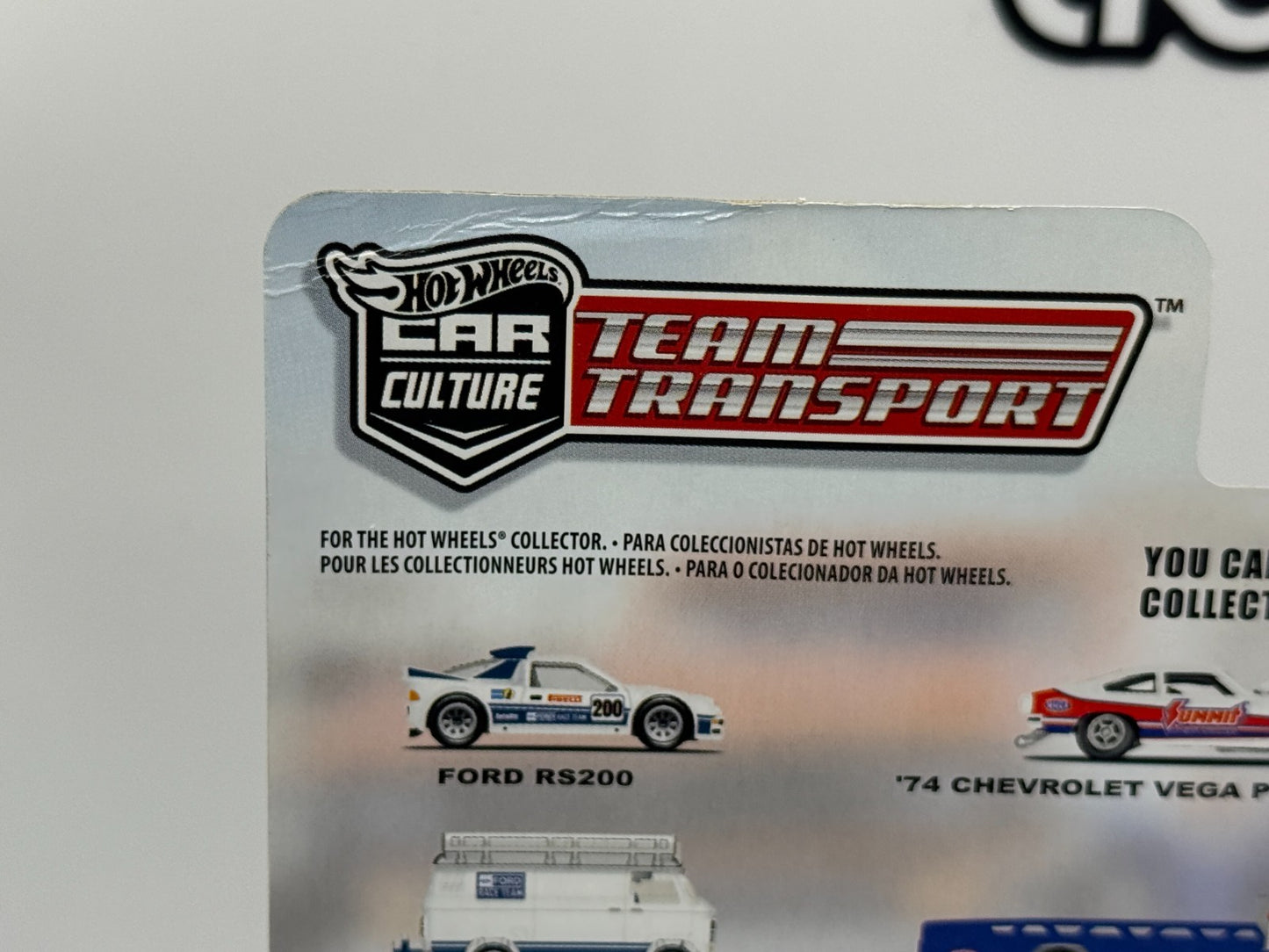2021 Hot Wheels Premium Team Transport #34 Chevrolet Vega Pro Stock Card Crease