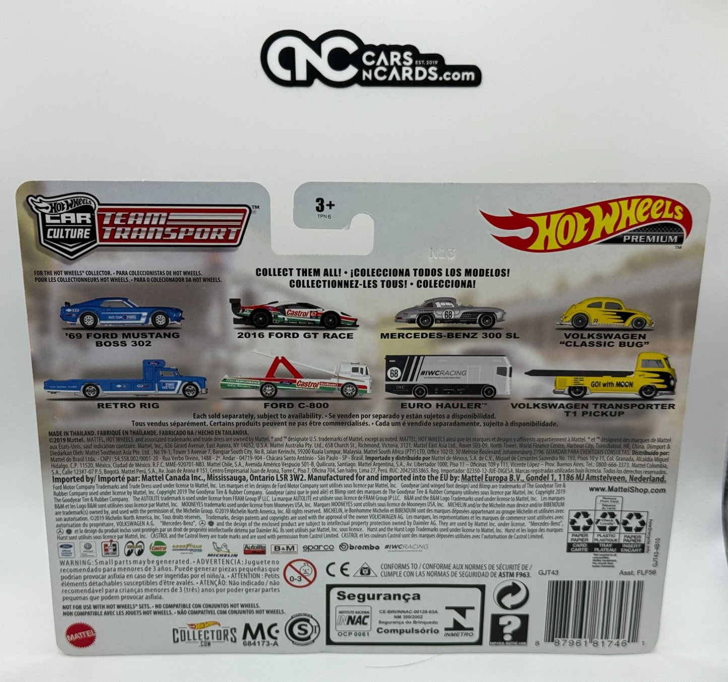 2020 Hot Wheels Premium Team Transport #21 Mercedes-Benz 300 SL Euro Hauler