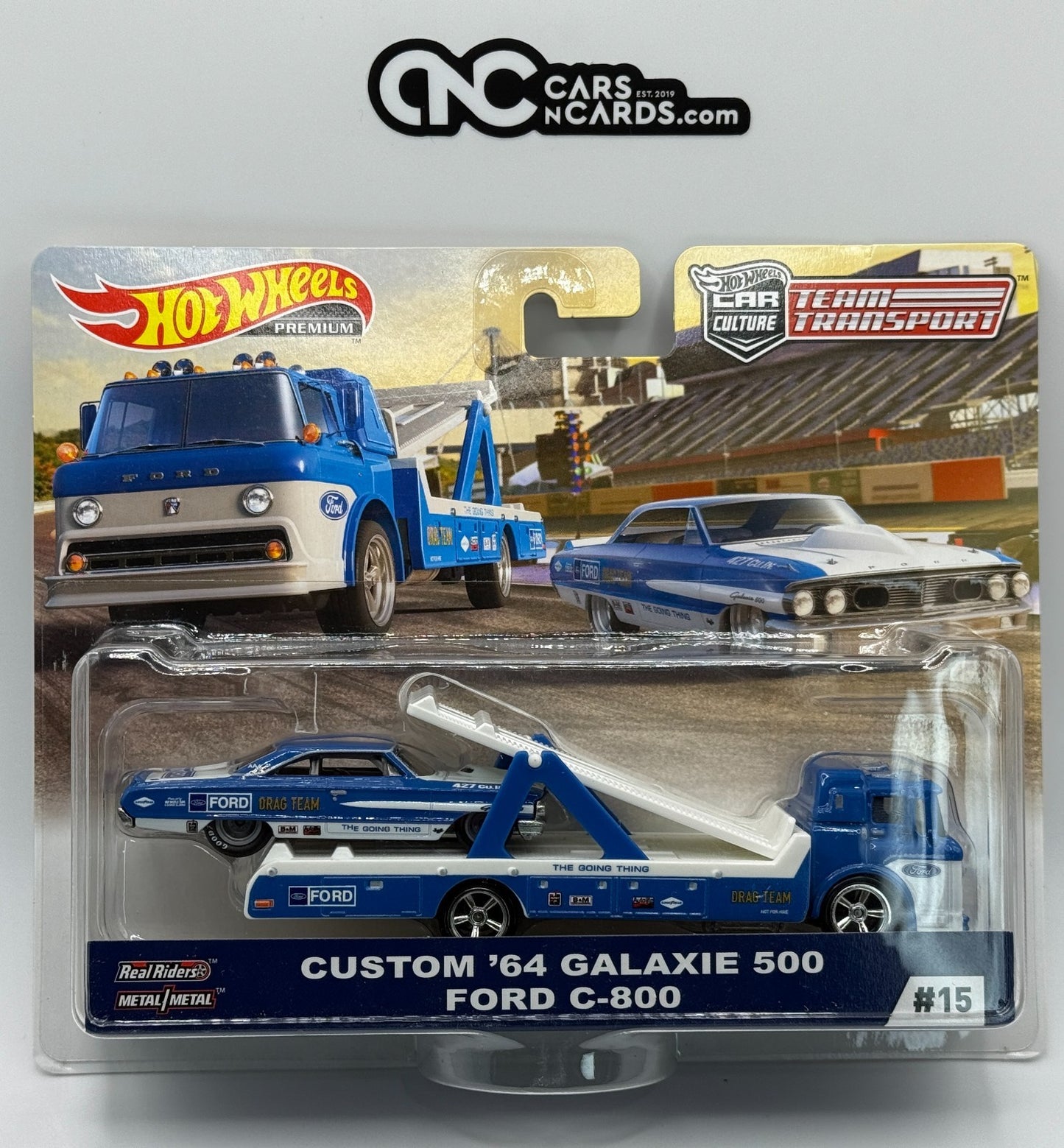 2019 Hot Wheels Premium Team Transport #15 Custom '64 Galaxie 500 Ford C-800