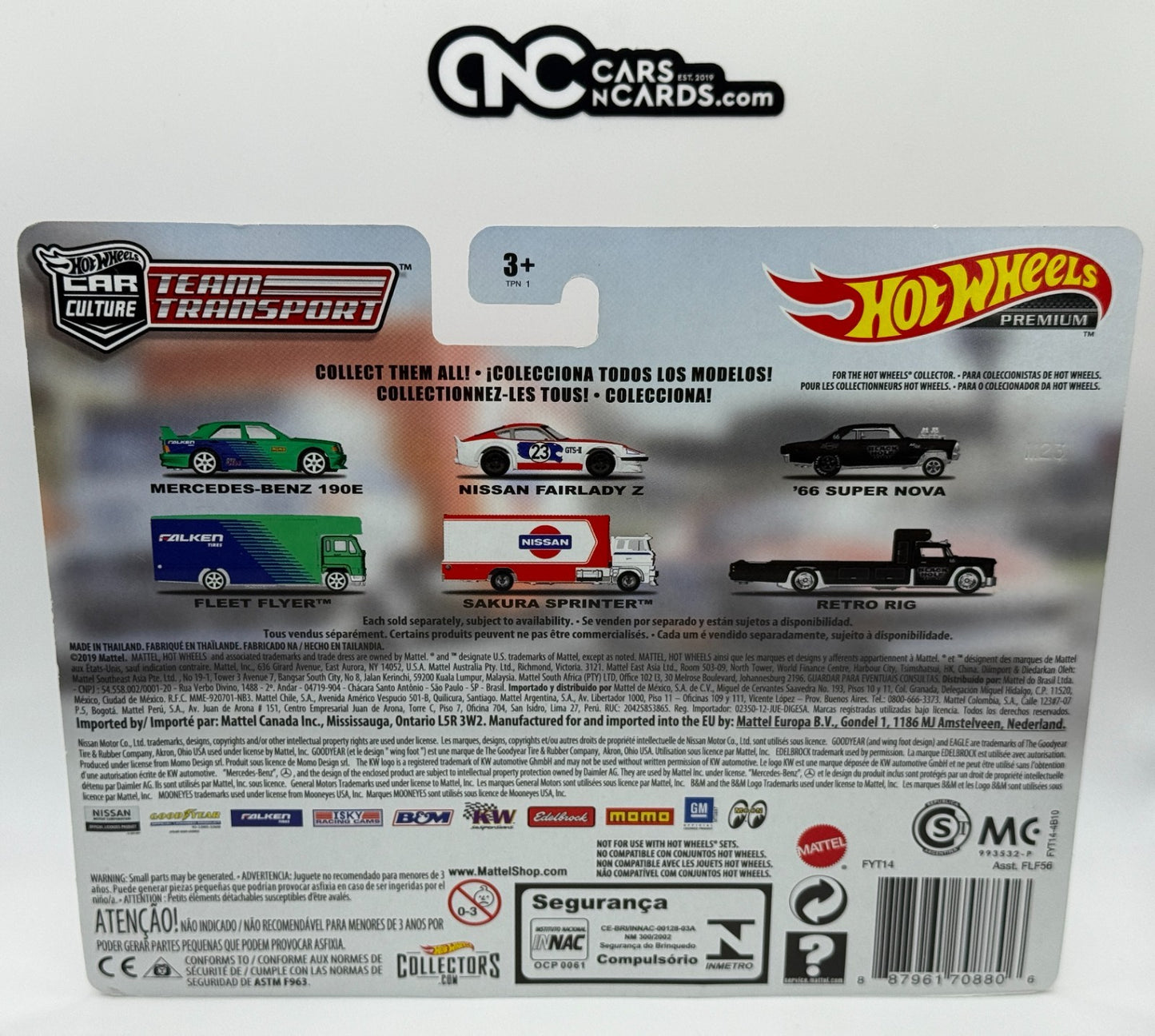 2019 Hot Wheels Premium Team Transport #11 Nissan Fairlady Z Sakura Sprinter