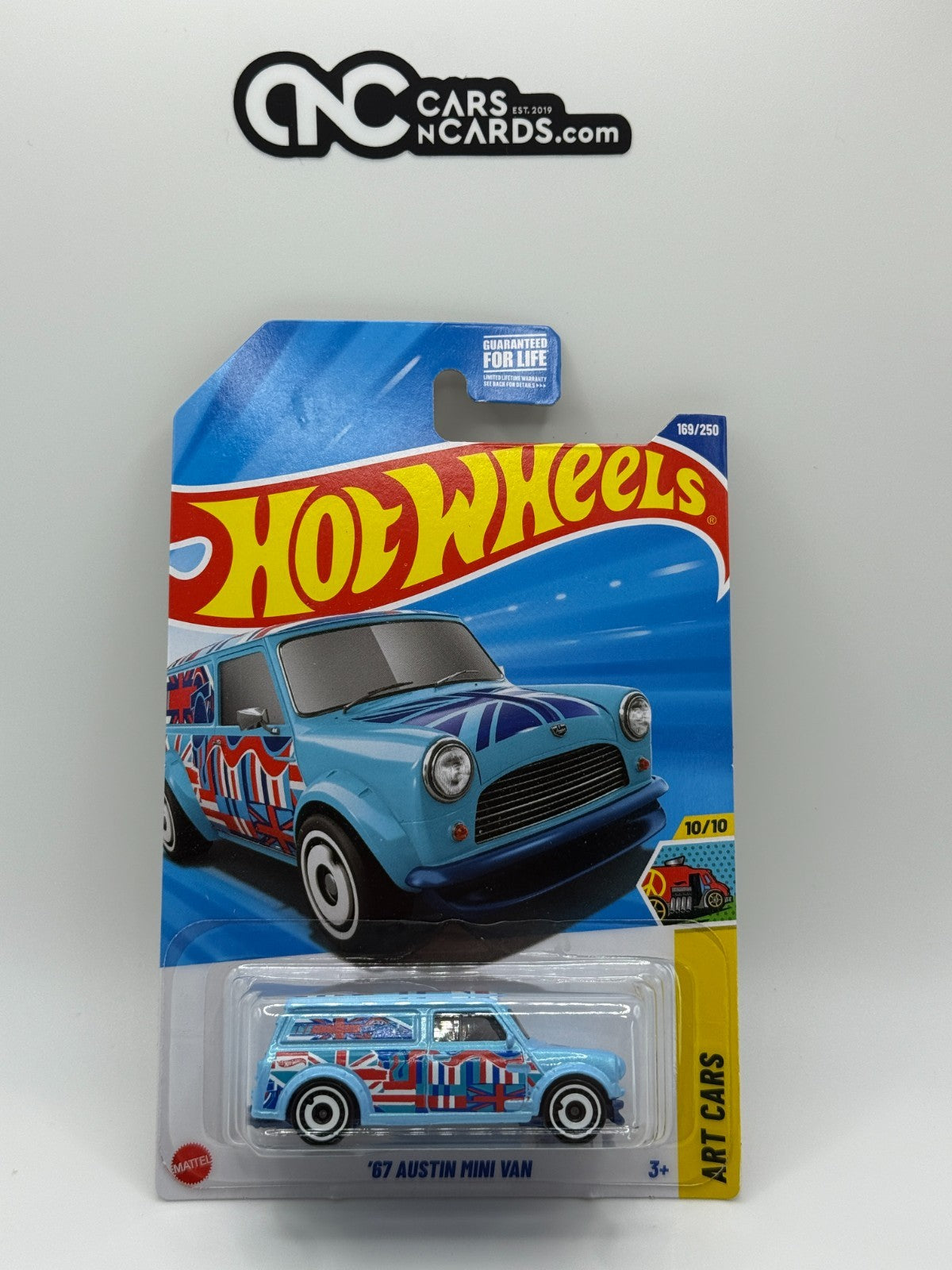 2025 Hot Wheels Art Cars 10/10 '67 Austin Mini Van Blue – Cars N Cards