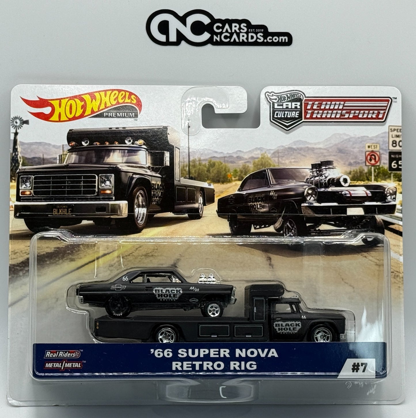 2019 Hot Wheels Premium Team Transport #7 '66 Super Nova With Protector