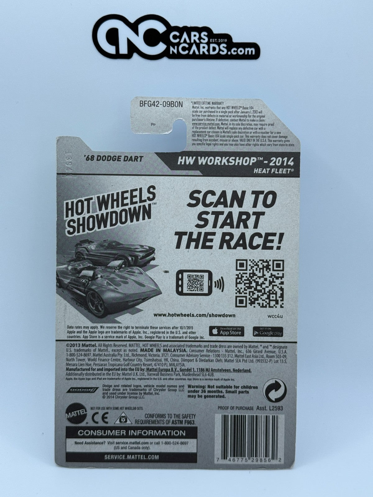 2014 Hot Wheels HW Workshop '68 Dodge Dart (Soft Corners)