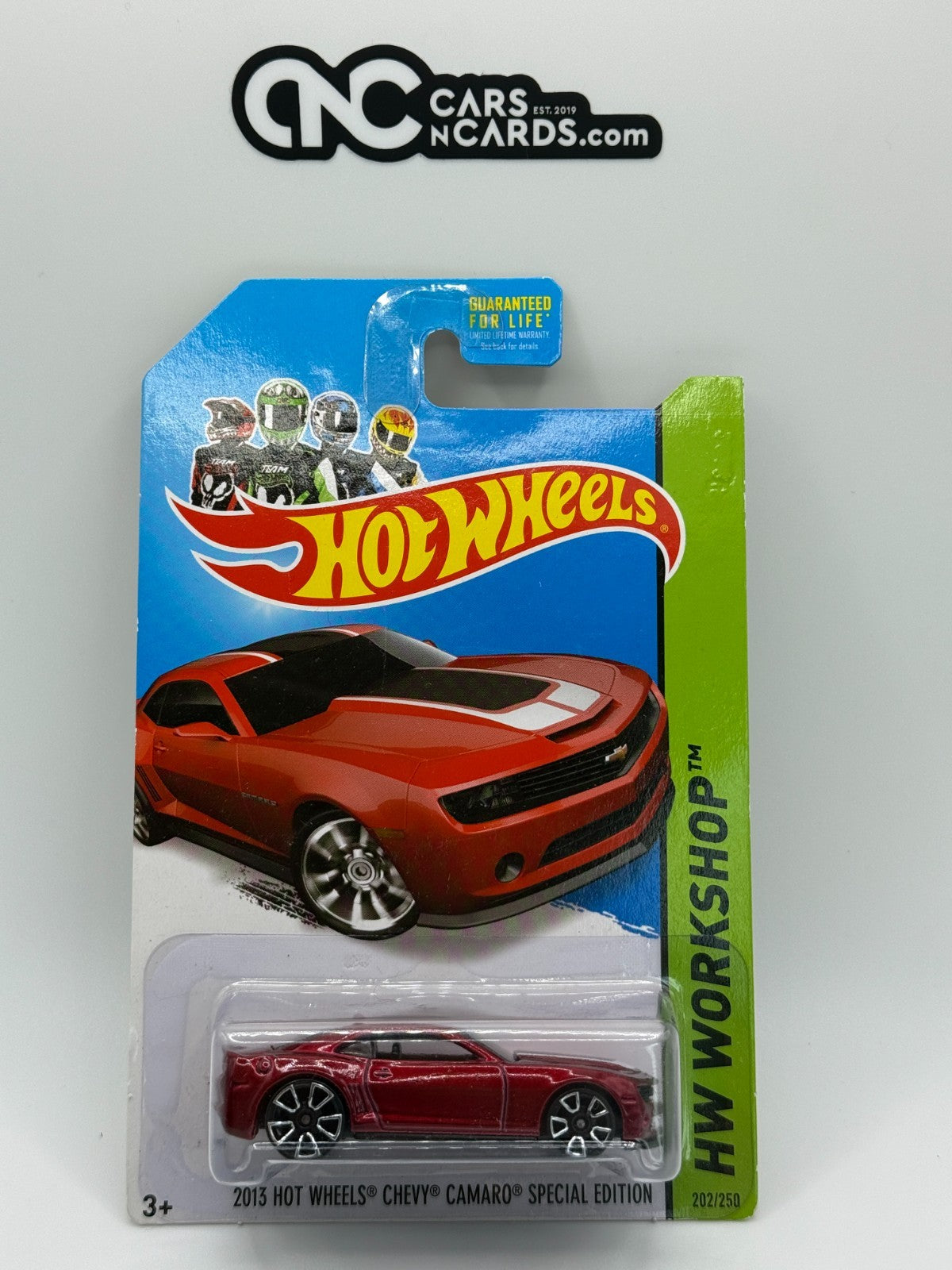 2014 Hot Wheels HW Workshop 2013 Hot Wheels Chevy Camaro Special Edition Red