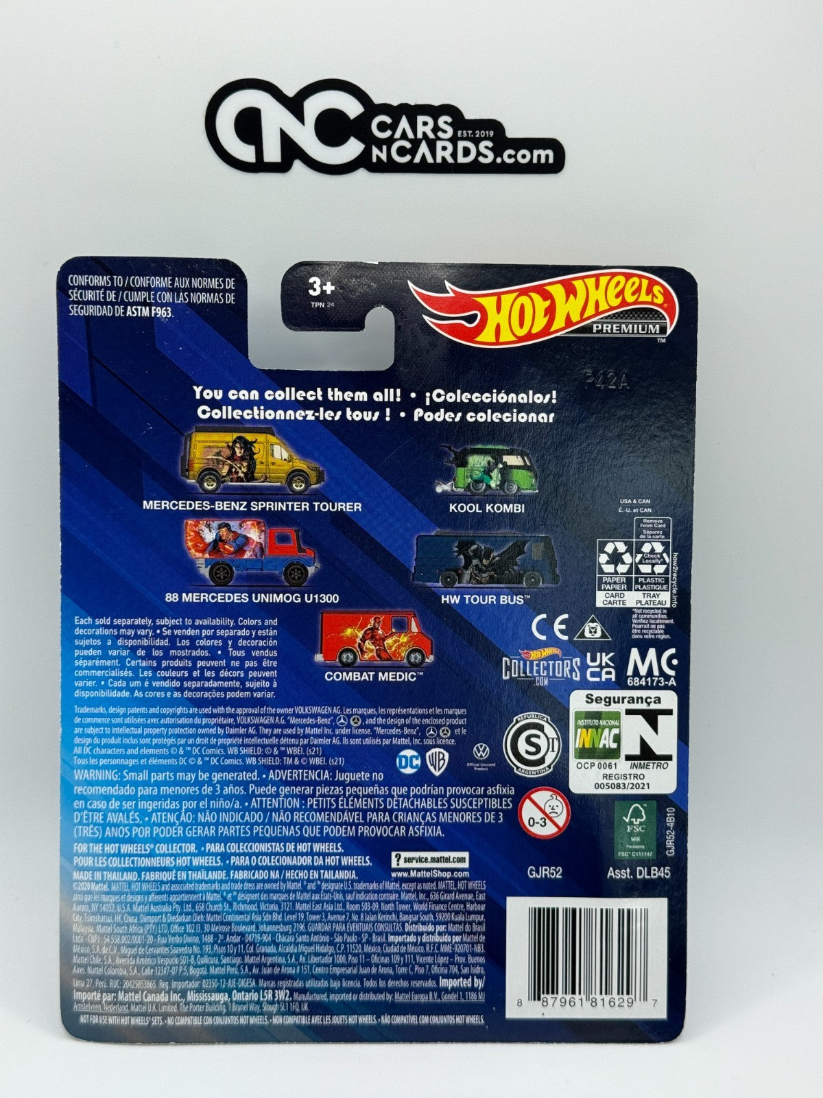 2022 Hot Wheels Premium DC Comics 4/5 HW Tour Bus
