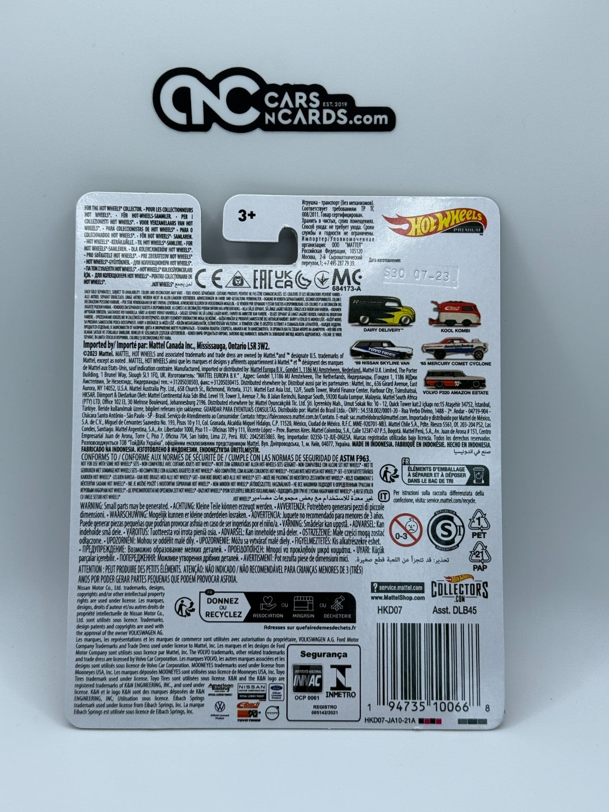 2023 Hot Wheels Premium Pop Culture 5/5 K&N Volvo P220 Amazon Estate