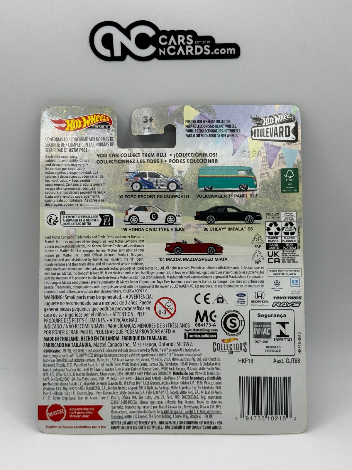 2023 Hot Wheels Premium Boulevard #72 Volkswagen T1 Panel Bus