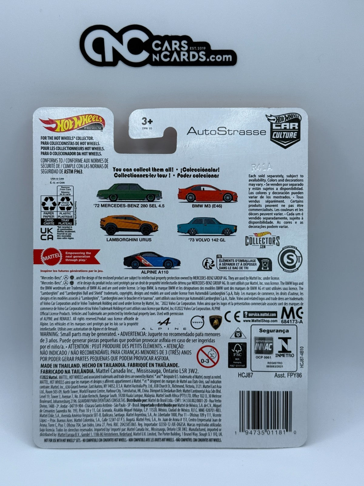 2021 Hot Wheels Premium Auto Strasse #4/5 '73 Volvo 142 GL