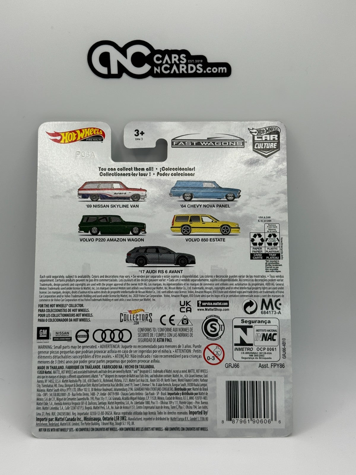2020 Hot Wheels Premium Car Culture Fast Wagons 2/5 '64 Chevy Nova Panel