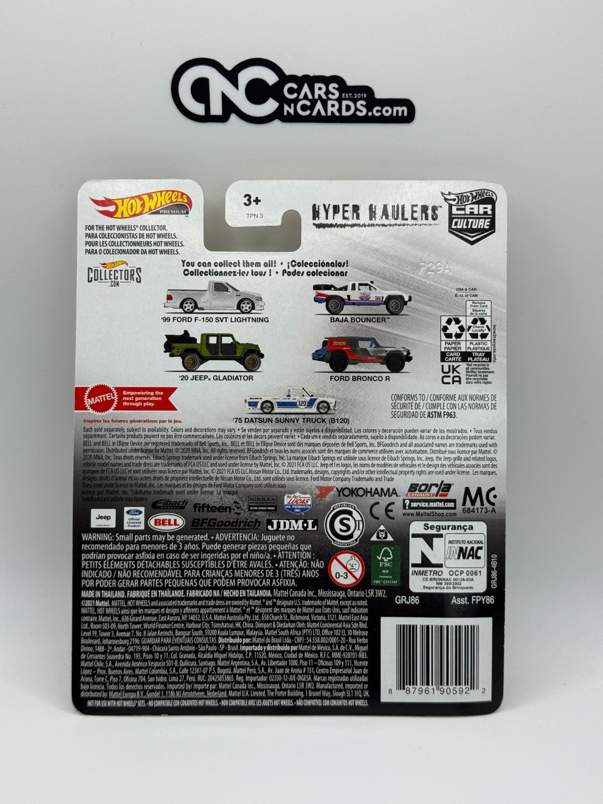 2021 Hot Wheels Premium Hyper Haulers #3/5 '20 Jeep Gladiator NIP