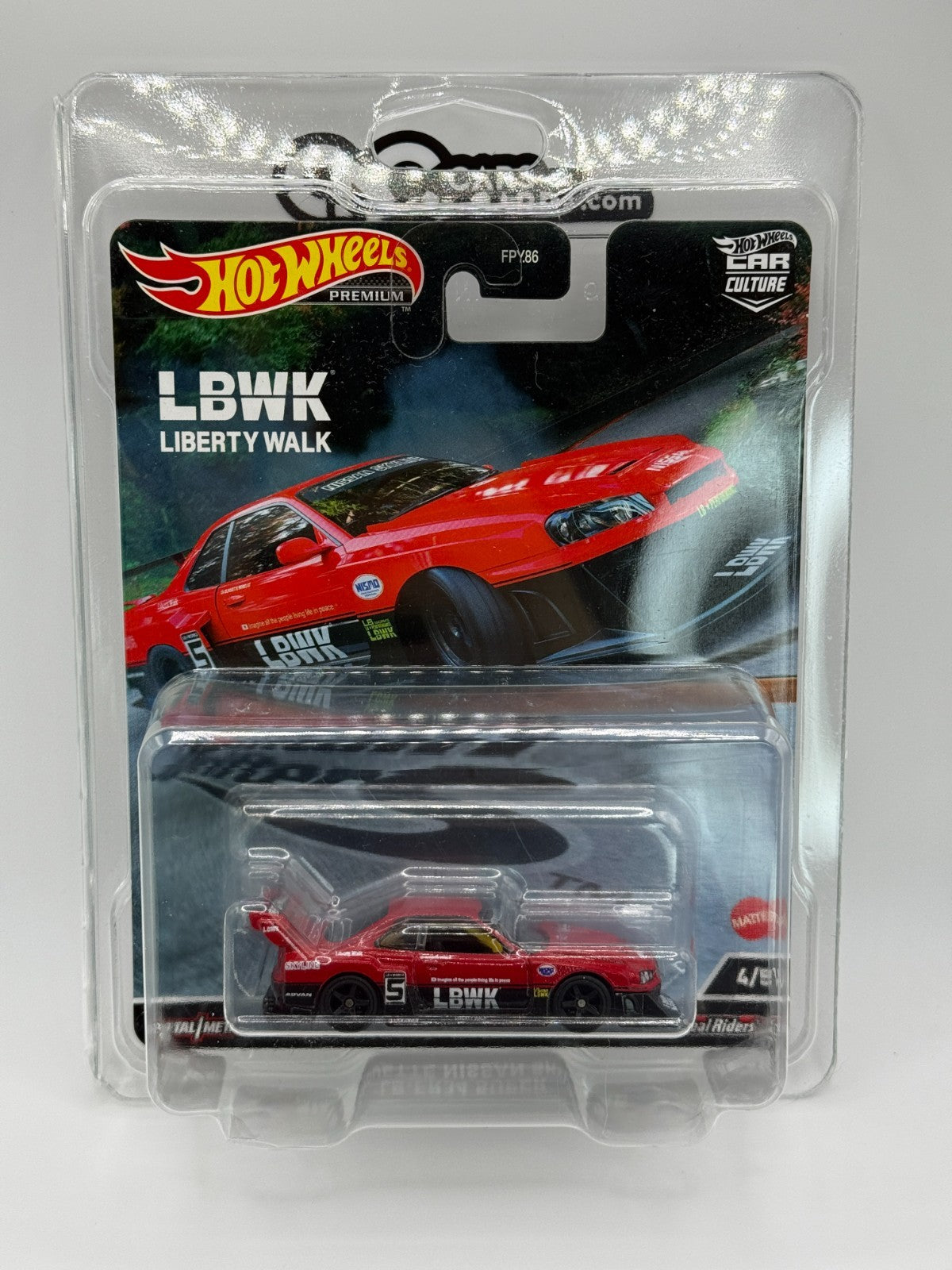 2022 Hot Wheels Premium Mountain Drifters Silhouette Nissan Skyline W/Protector