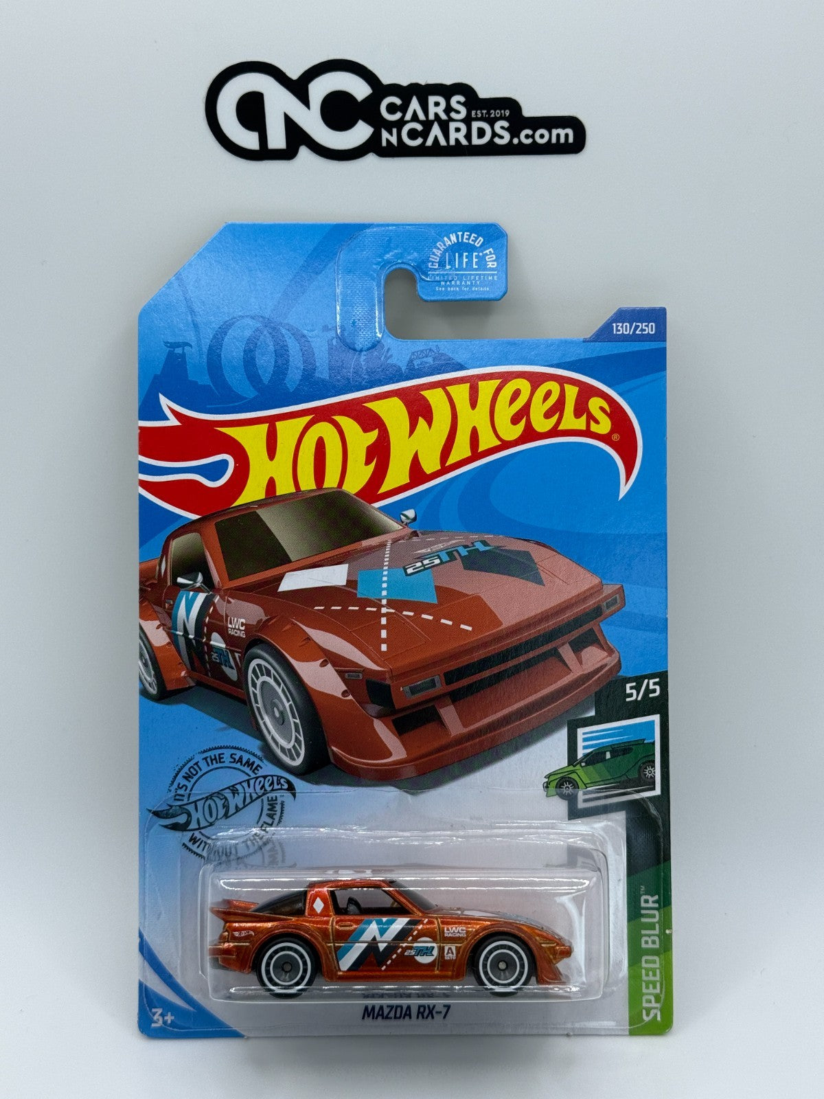 2020 Hot Wheels Super Treasure Hunt Speed Blur Mazda RX-7 With Protector