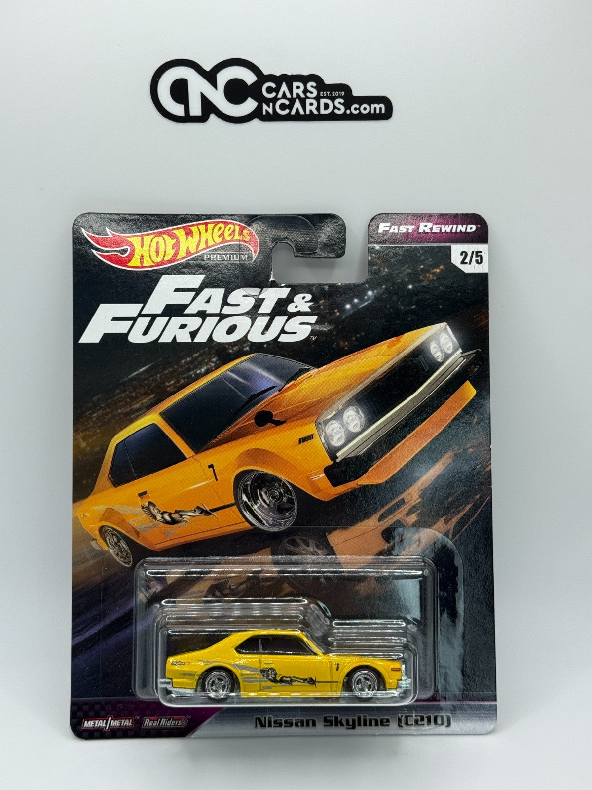 2019 Hot Wheels Premium Fast & Furious Fast Rewind Full Set of 5 Cars