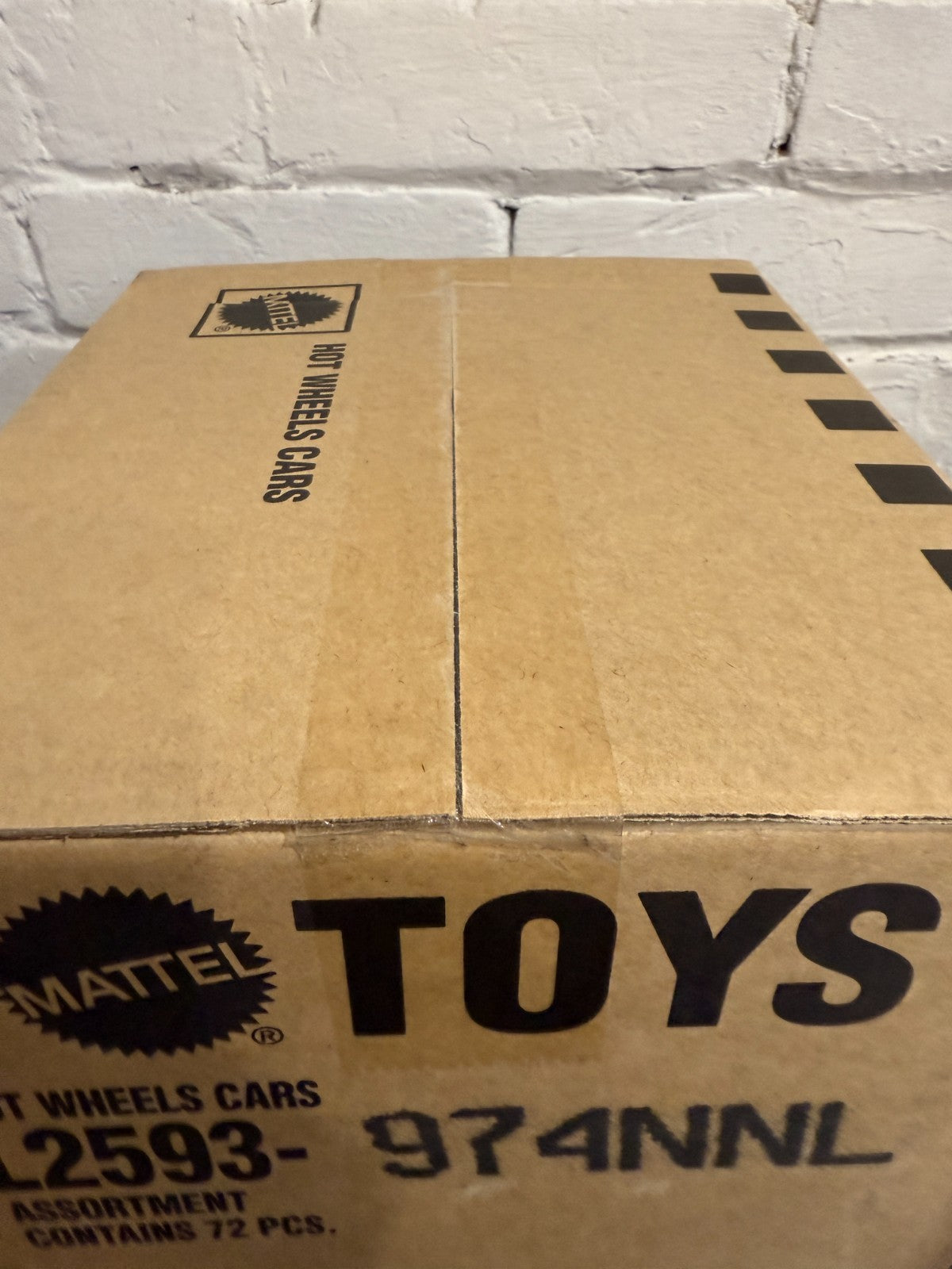 2025 Hot Wheels Mainline Factory Sealed "N" Case US Card 72 Pieces