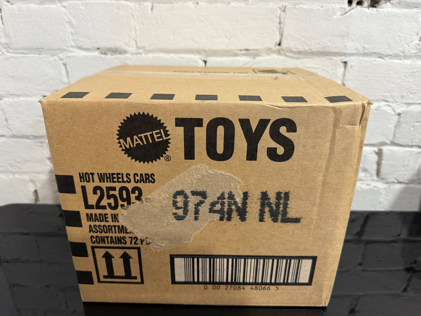 2025 Hot Wheels Mainline Factory Sealed "N" Case US Card 72 Pieces