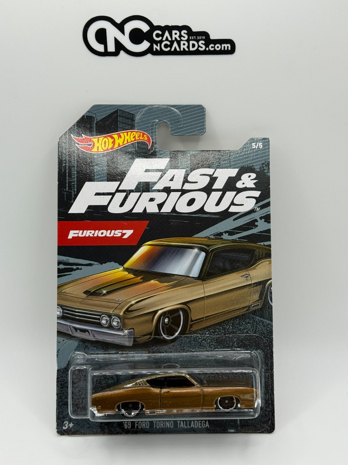 2020 Hot Wheels Fast & Furious 5/5 '69 Ford Torino Talladega
