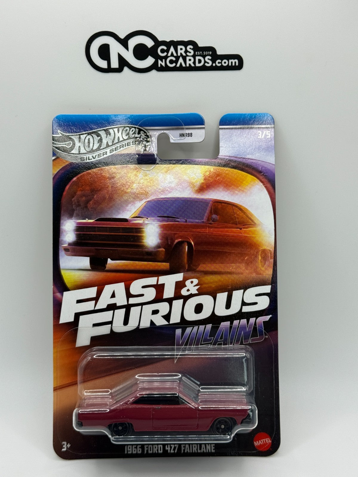 2025 Hot Wheels Silver Series Fast & Furious Villains 4/5 1966 Ford 427 Fairlane