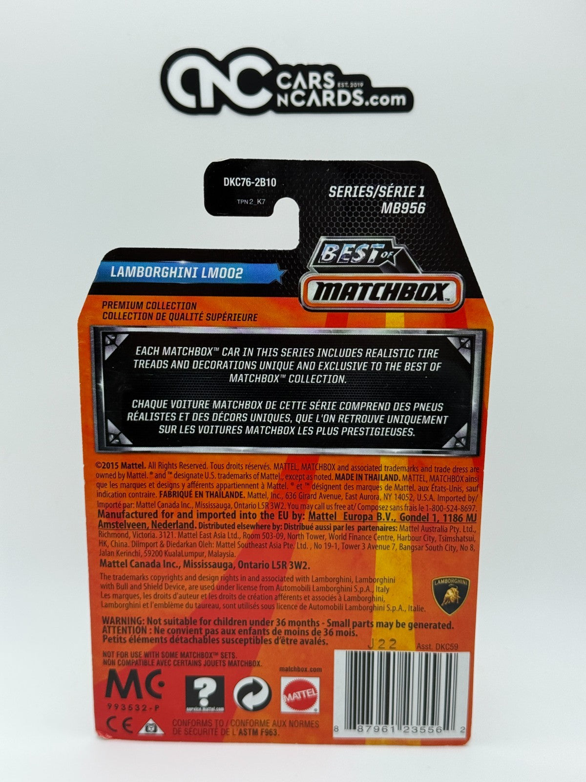 2016 Matchbox Best of Matchbox Lamborghini LM002
