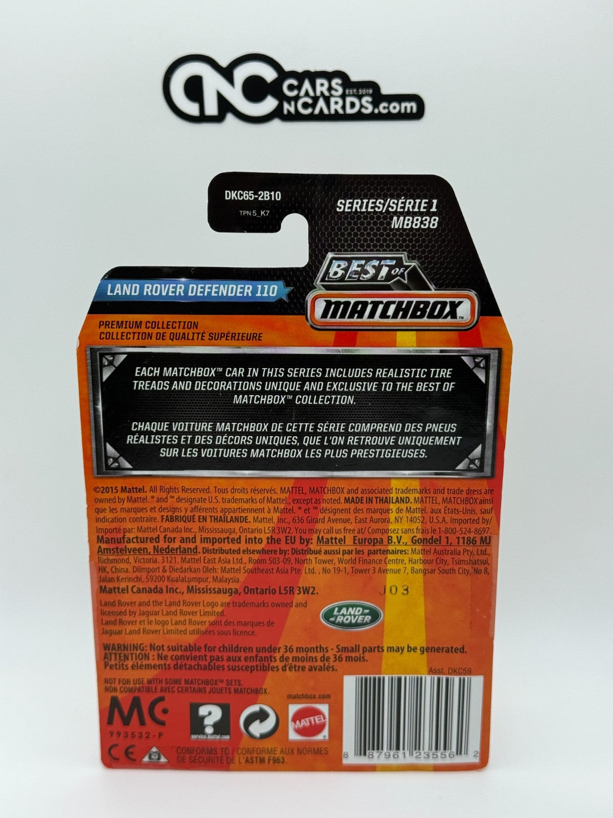 2016 Matchbox Best of Matchbox Land Rover Defender 110 Ambulance