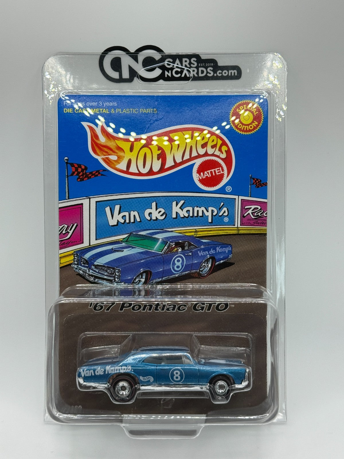 1998 Hot Wheels Van De Kamp's Special Edition '67 Pontiac GTO (Card Crease)