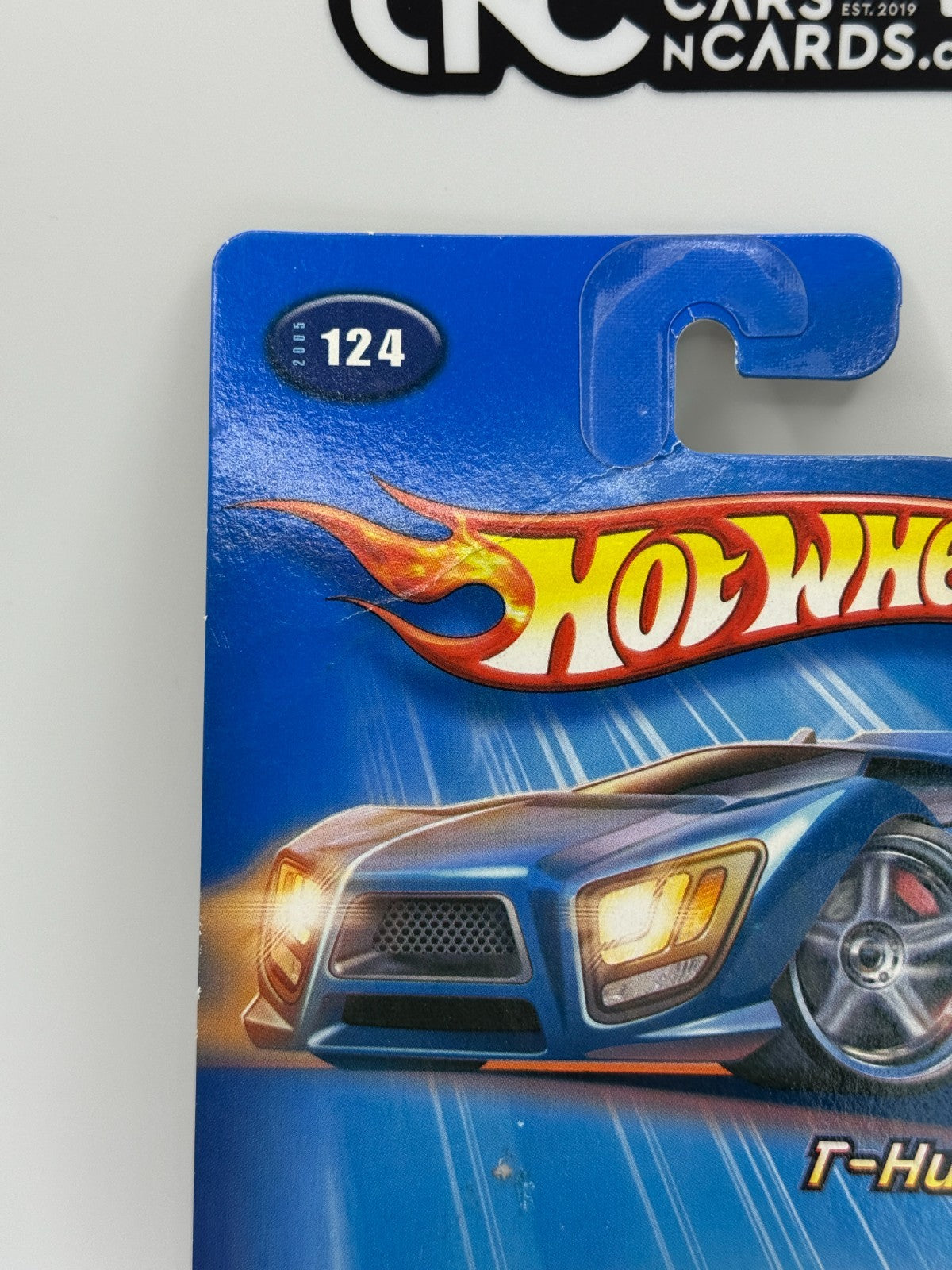 2005 Hot Wheels T-Hunt Treasure Hunt 4/12 1957 Chevy Black Wheels (Card Crease)
