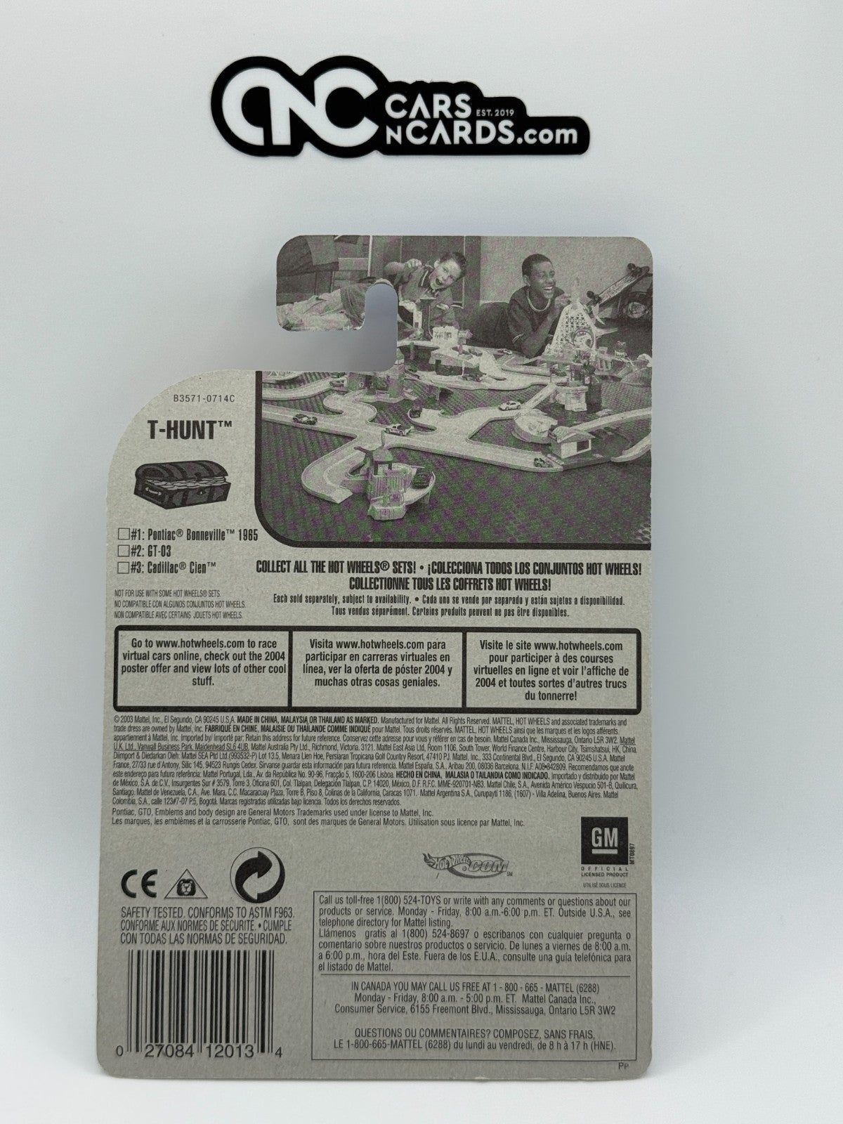2004 Hot Wheels T-Hunt Treasure Hunt 2/12 GT-03 Real Riders
