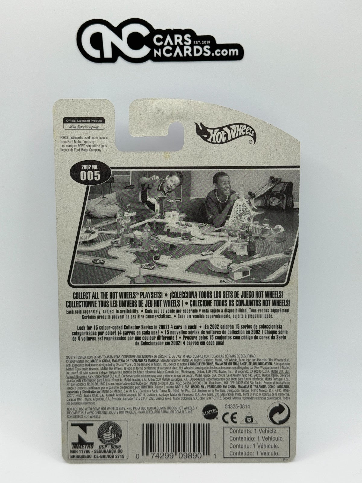 2002 Hot Wheels T-Hunt Treasure Hunt 5/12 Ford Thunderbolt