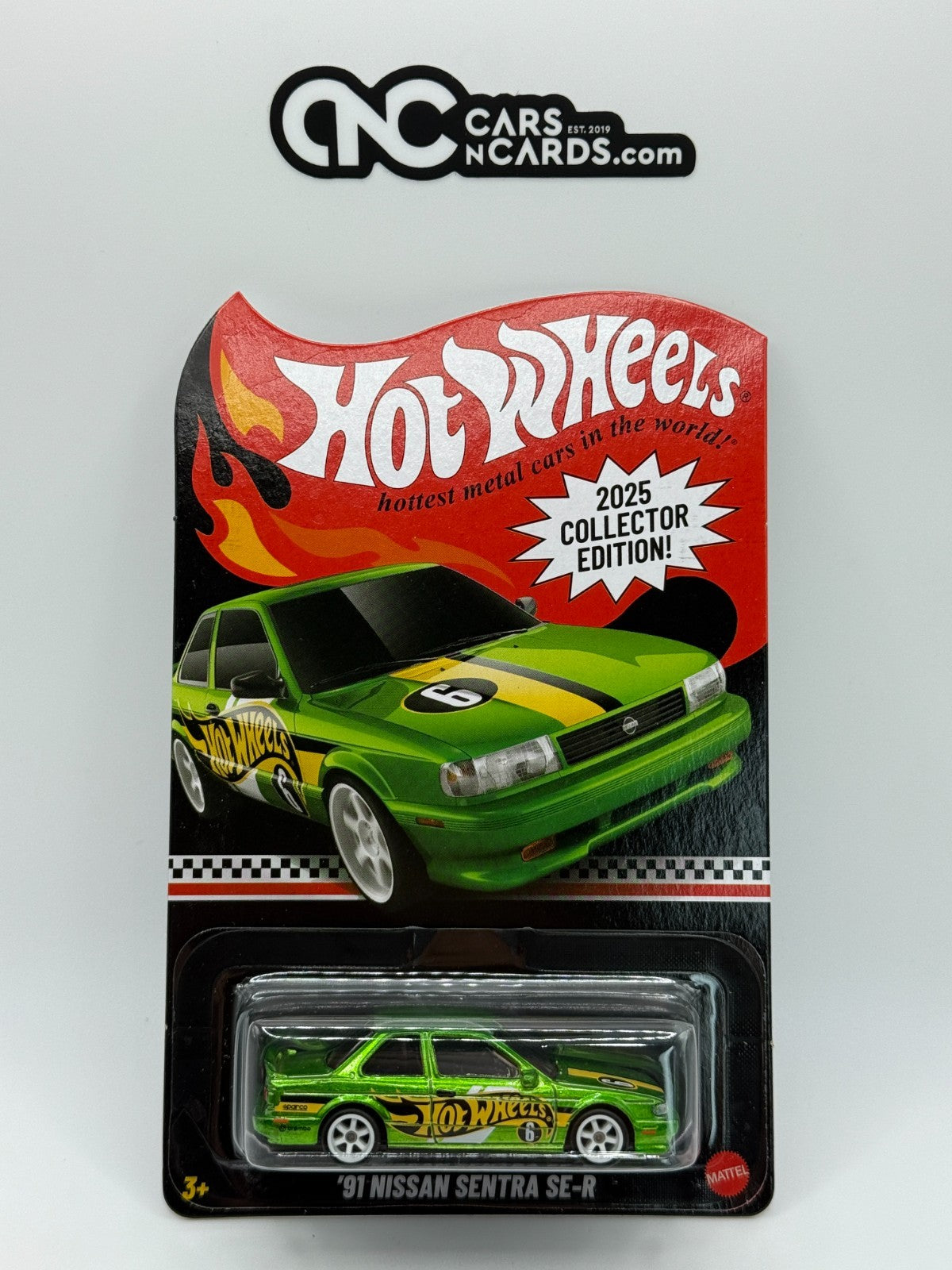 2025 Hot Wheels Mail In Collector Edition '91 Nissan Sentra SE-R With Protector