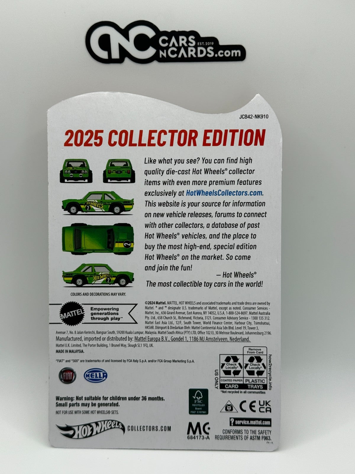 2025 Hot Wheels Mail In Collector Edition Fiat 131 Abarth With Protector