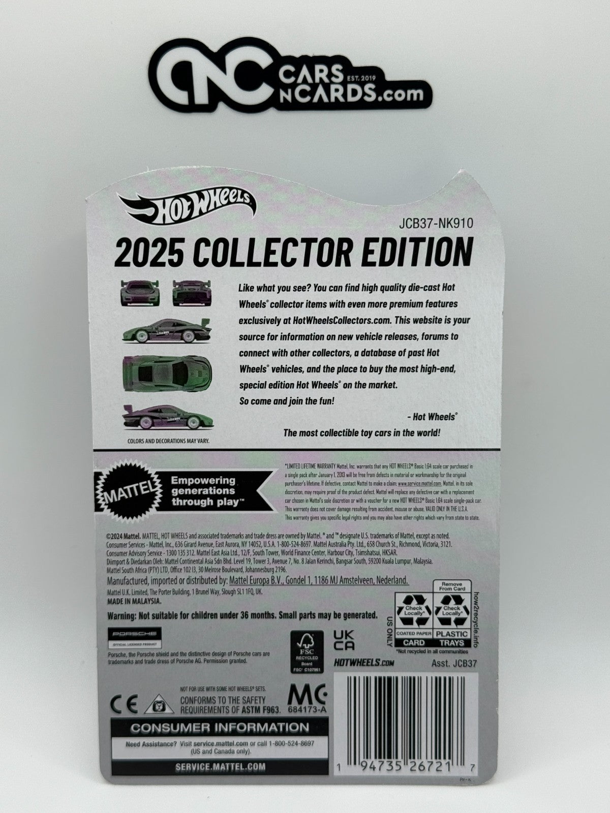 2025 Hot Wheels Legends Tour RLC Factory Sealed Porsche 935 With Protector