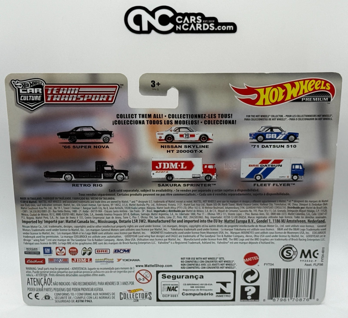 2019 Hot Wheels Premium Car Team Transport #8 Nissan Skyline HT 2000GT-X Sakura