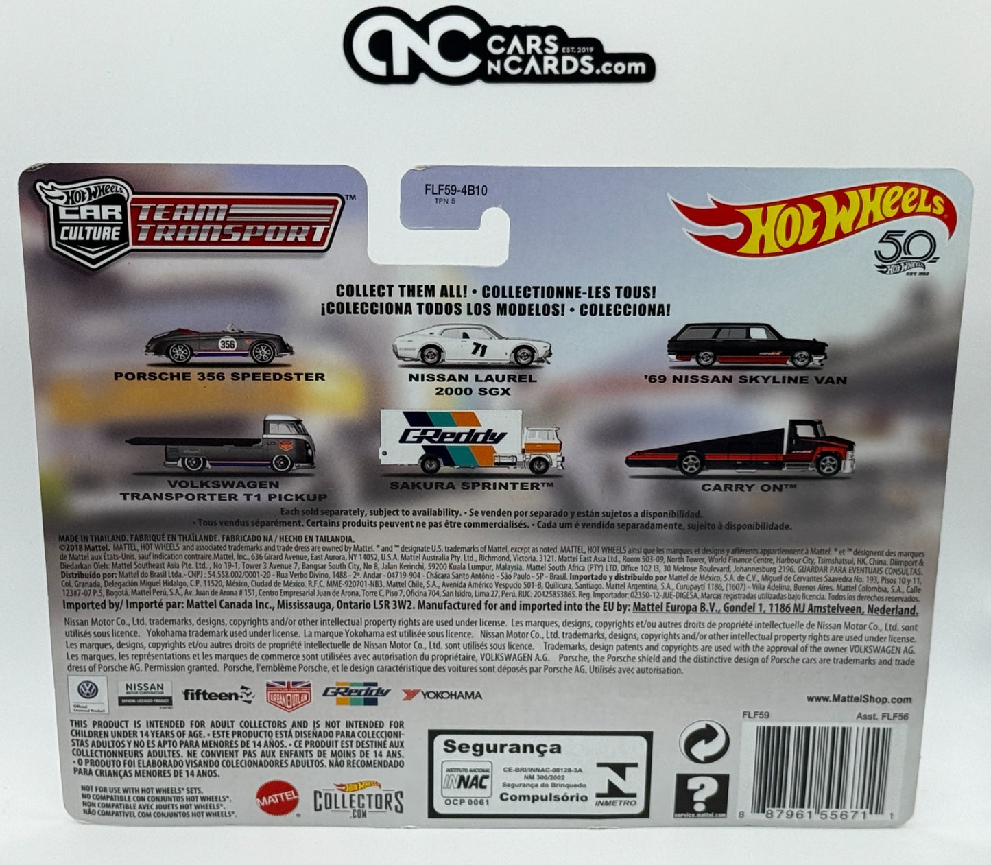 2018 Hot Wheels Premium Team Transport #2 Nissan Laurel 2000 SGX Sakura Sprinter