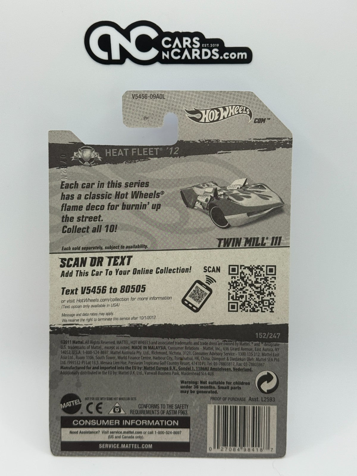 2012 Hot Wheels Factory Sealed Twin Mill III (Soft Corners)