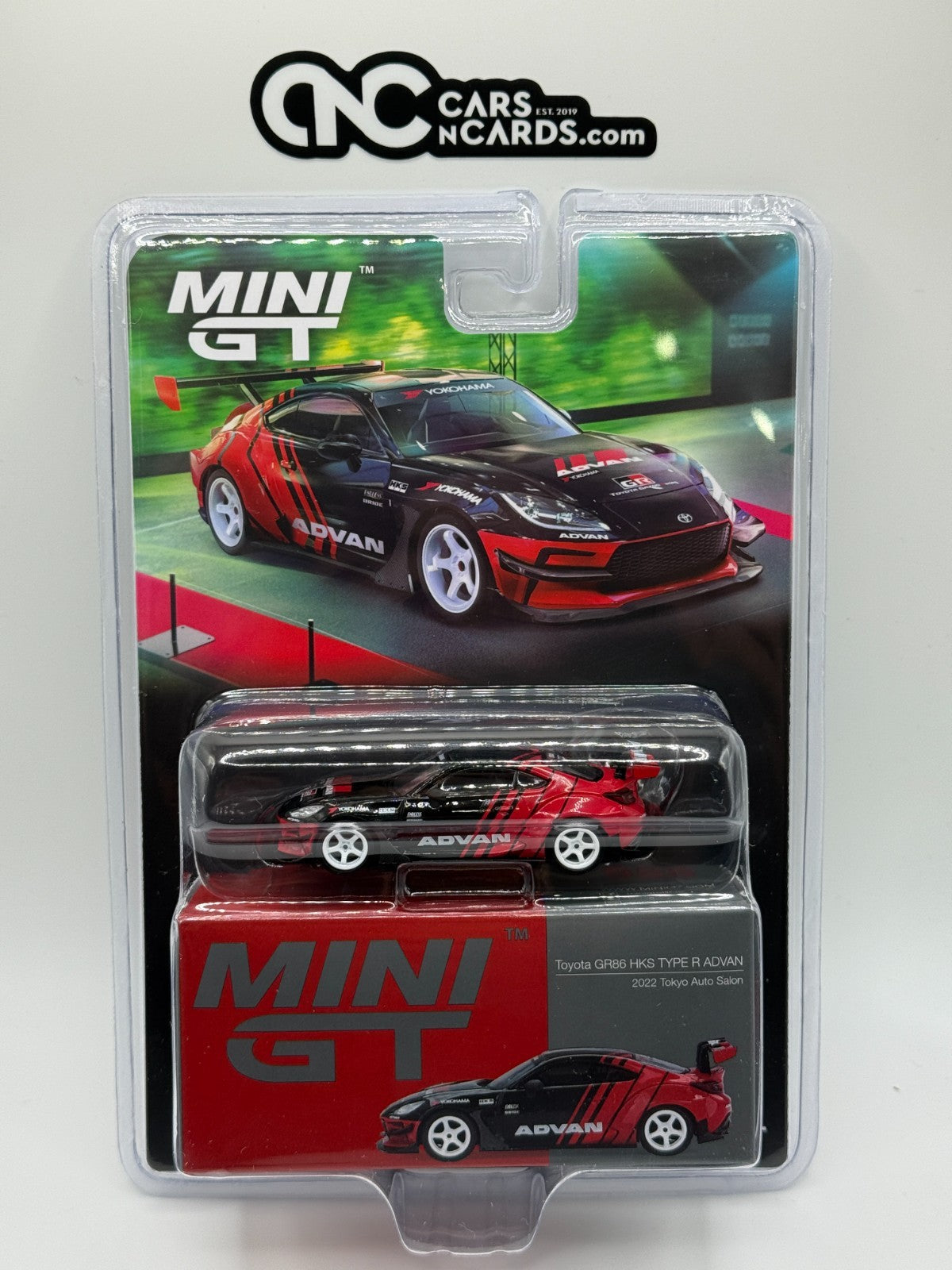 Mini GT 1:64 Toyota GR86 HKS TYPE R ADVAN – 2022 Tokyo Auto Salon