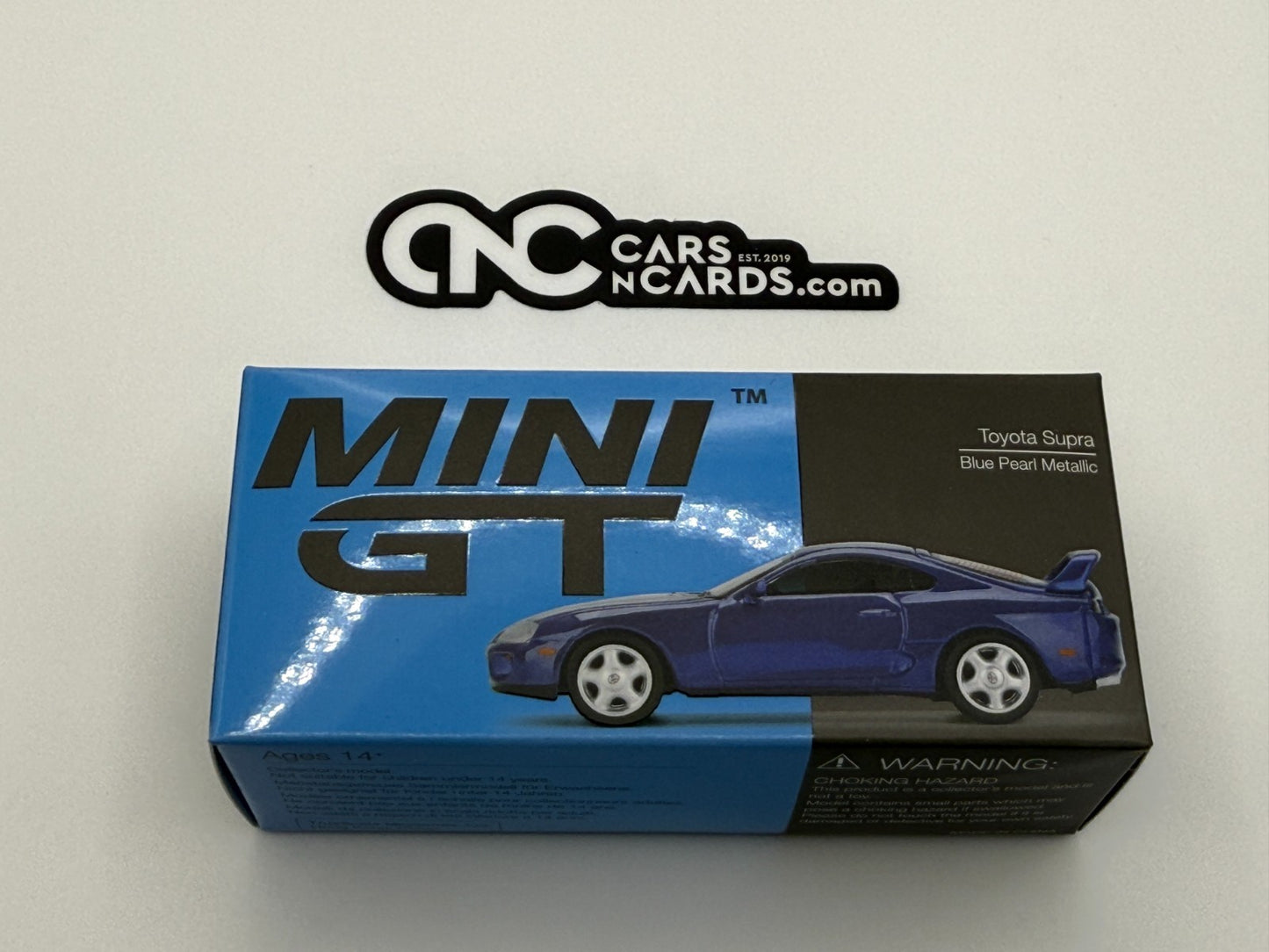 Mini GT 1:64 Toyota Supra Blue Pearl Metallic 211 RAW CHASE Open Box