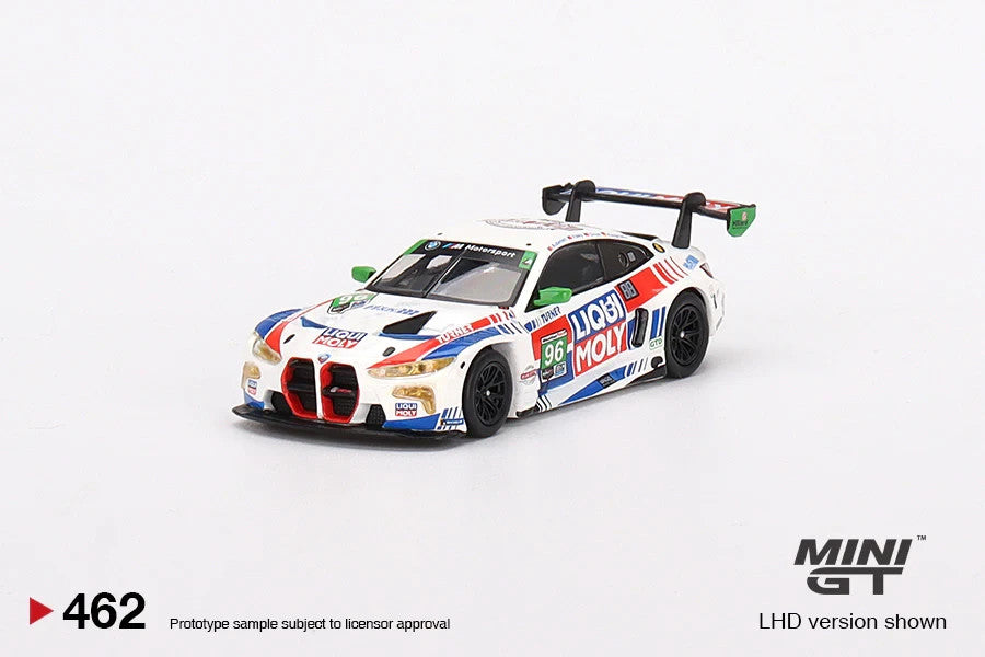 Mini GT 1:64 BMW M4 GT3 Turner Motorsports 2022 IMSA Daytona 24 HRS 462 Open Box
